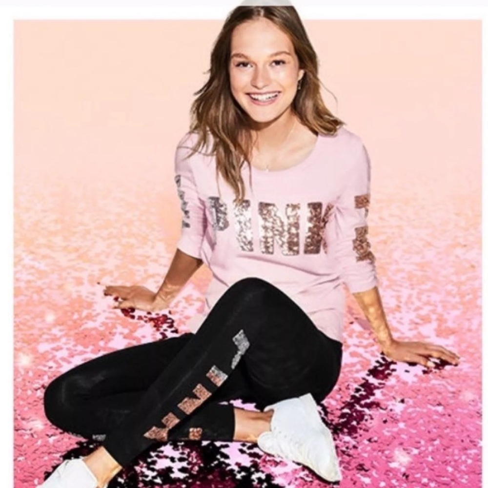 VS PINK Bling Set sz S/L New